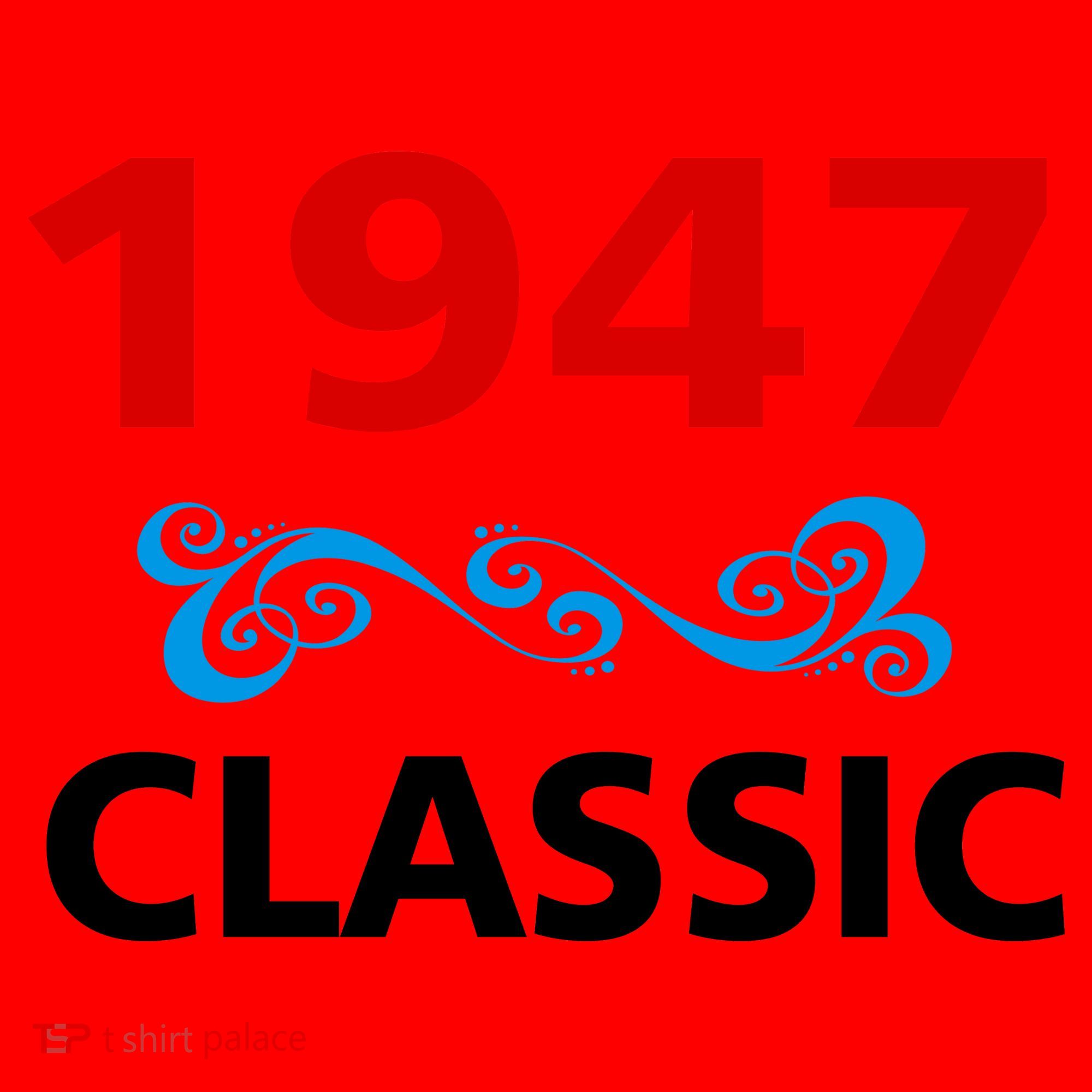 1947 Classic Birthday Gift Santa Hat