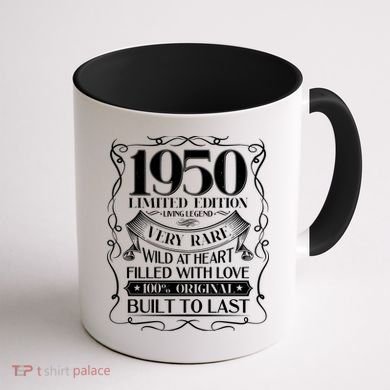 1950 Rare Limited Edition Legend 70th Birthday Coffee Mug back