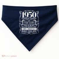 1950 Rare Limited Edition Legend 70th Birthday USA-Made Doggie Bandana thumb 0
