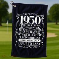 1950 Rare Limited Edition Legend 70th Birthday Golf Towel thumb 1