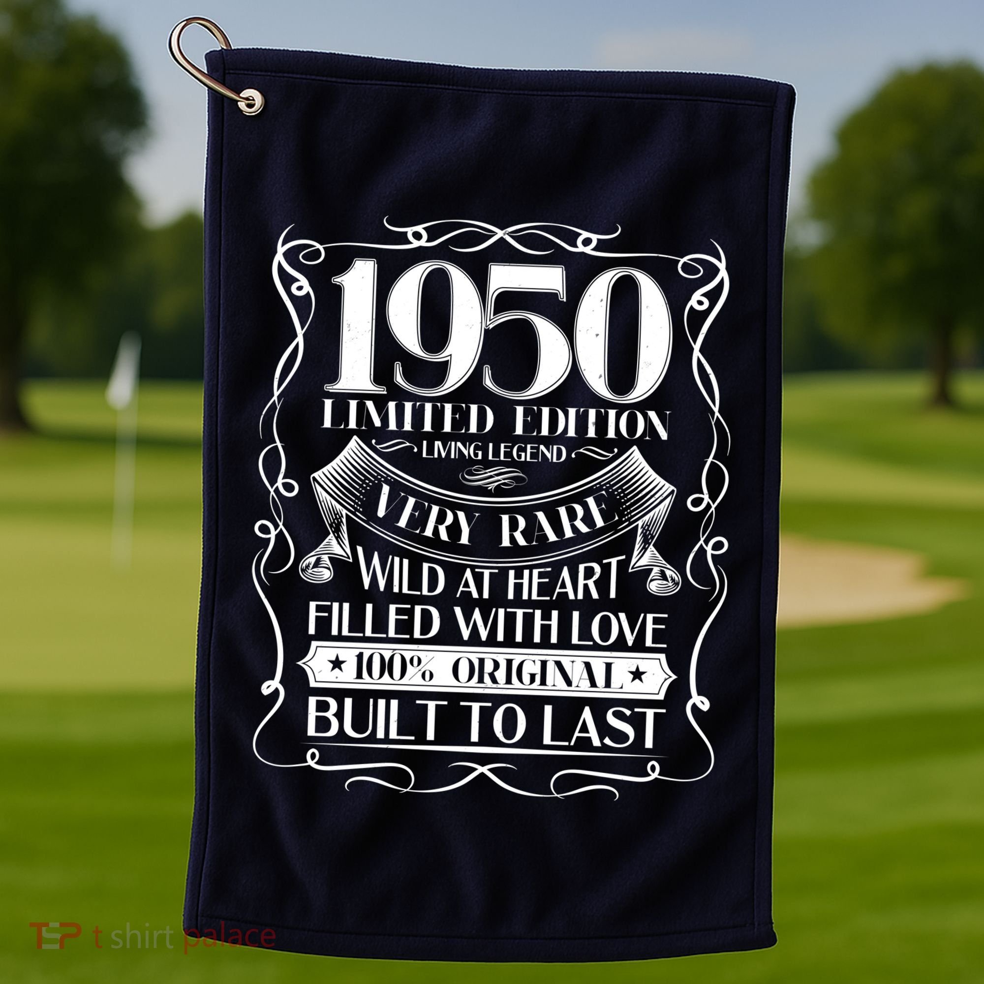 1950 Rare Limited Edition Legend 70th Birthday Golf Towel
