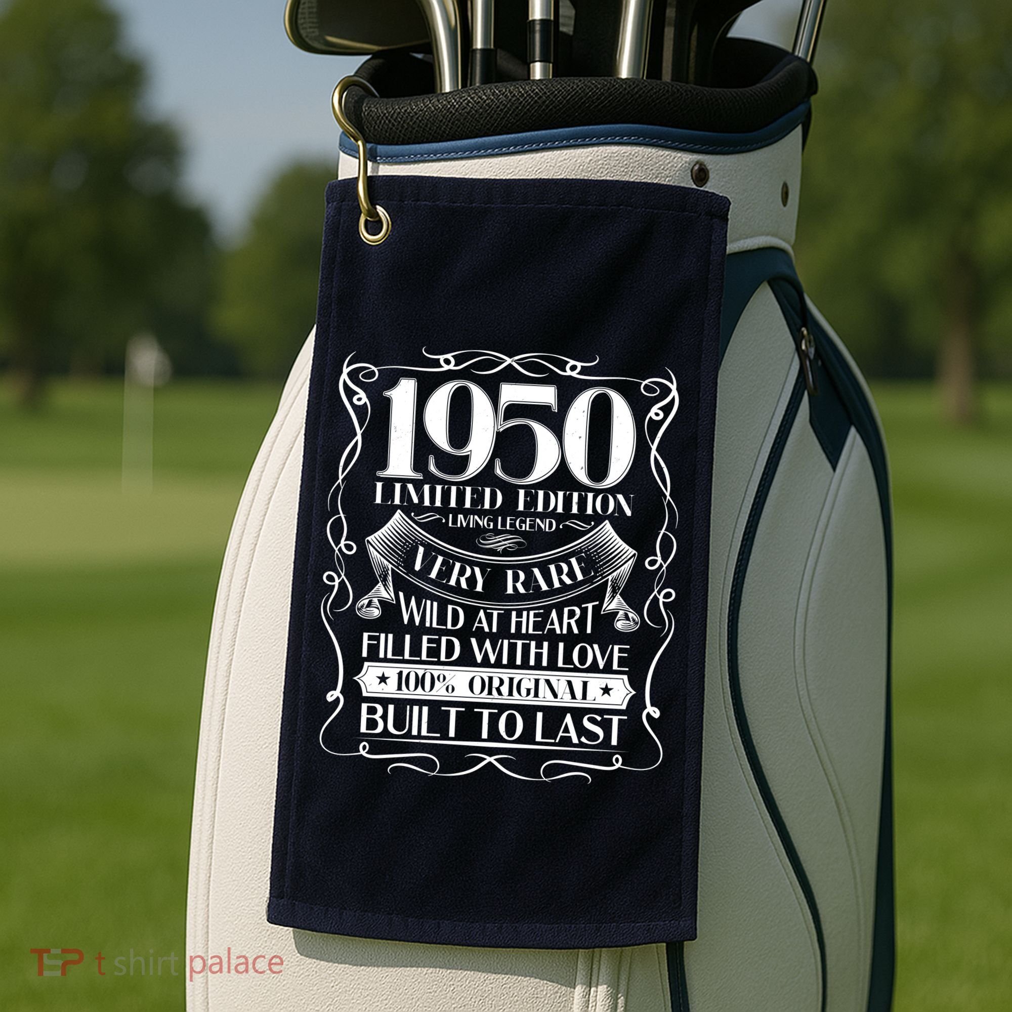 1950 Rare Limited Edition Legend 70th Birthday Golf Towel