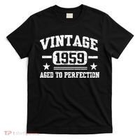 1959 Vintage Aged To Perfection Birthday Gift T-Shirt thumb 0