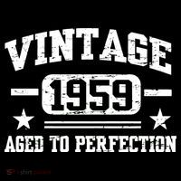 1959 Vintage Aged To Perfection Birthday Gift T-Shirt thumb 7