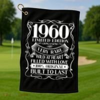 1960 Rare Limited Edition Legend 60th Birthday Golf Towel thumb 1