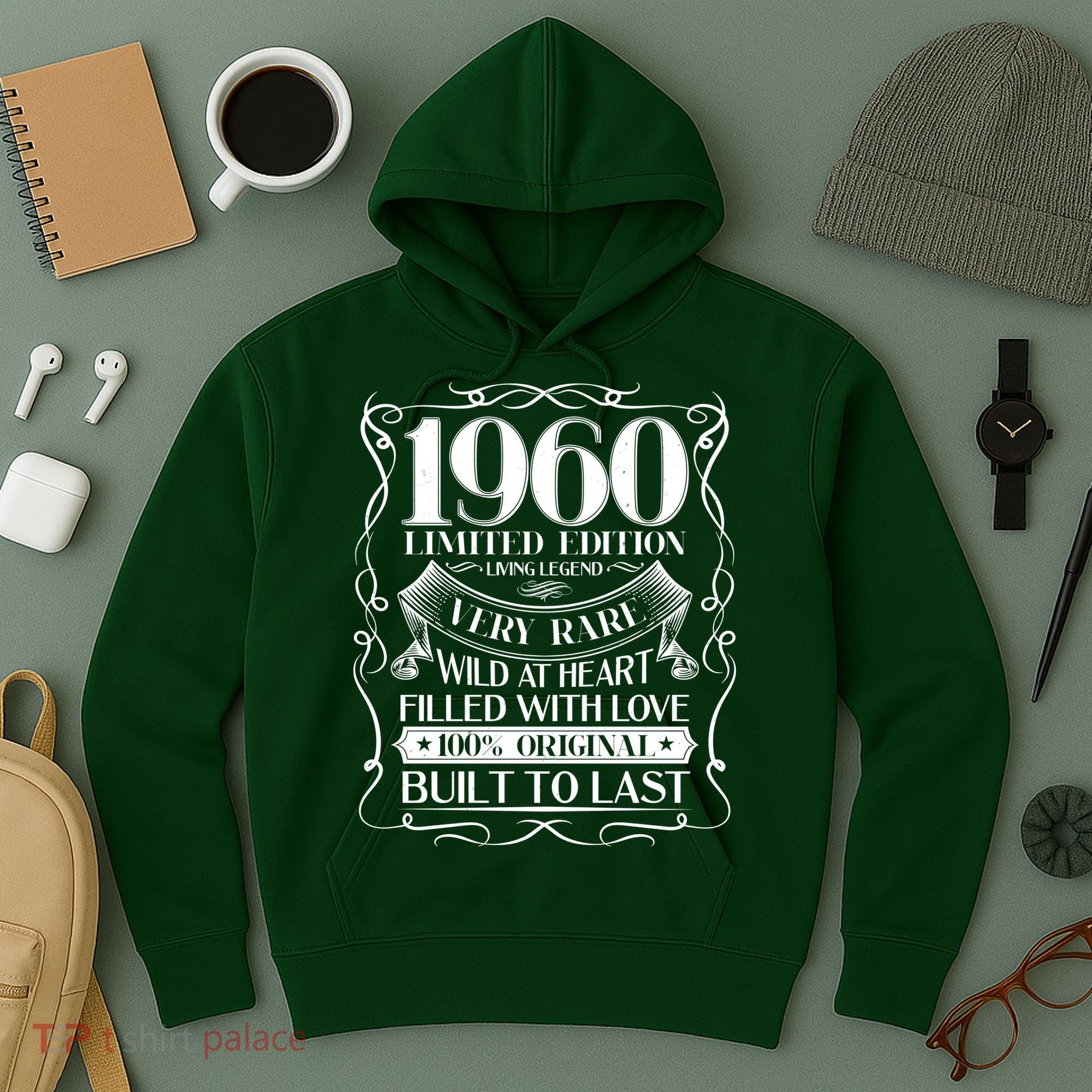 1960 Rare Limited Edition Legend 60th Birthday Hoodie