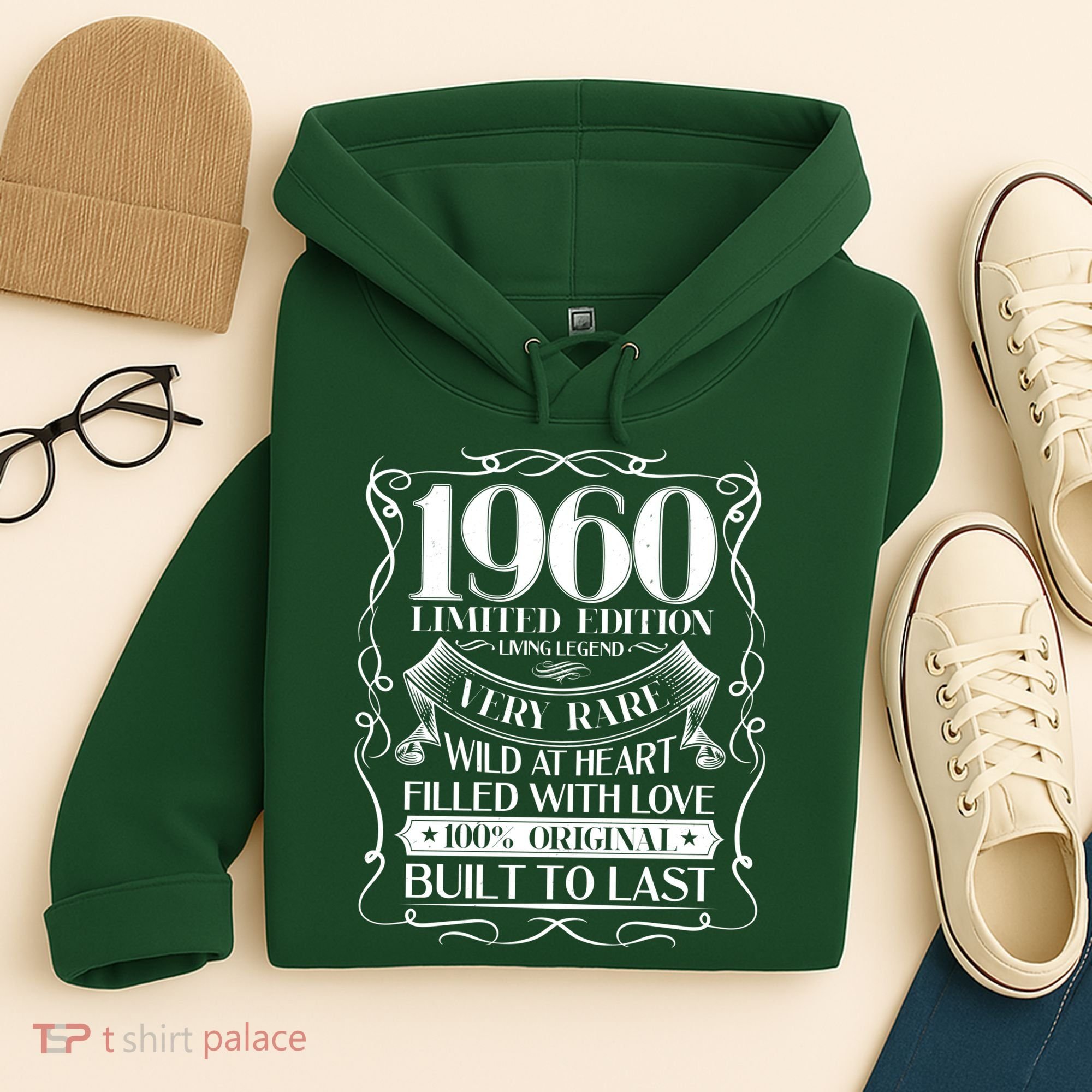 1960 Rare Limited Edition Legend 60th Birthday Hoodie