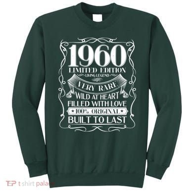 1960 Rare Limited Edition Legend 60th Birthday Sweatshirt