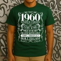 1960 Rare Limited Edition Legend 60th Birthday T-Shirt thumb 3