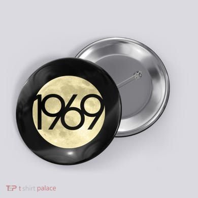 1969 Moon Landing Apollo 11 50th Anniversary Button