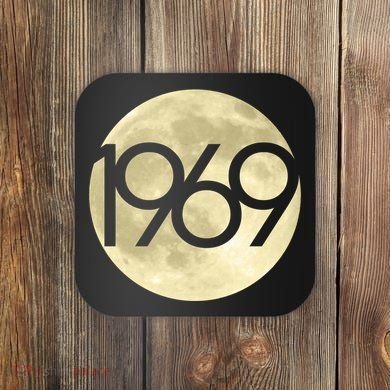1969 Moon Landing Apollo 11 50th Anniversary Coaster
