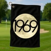 1969 Moon Landing Apollo 11 50th Anniversary Golf Towel thumb 1