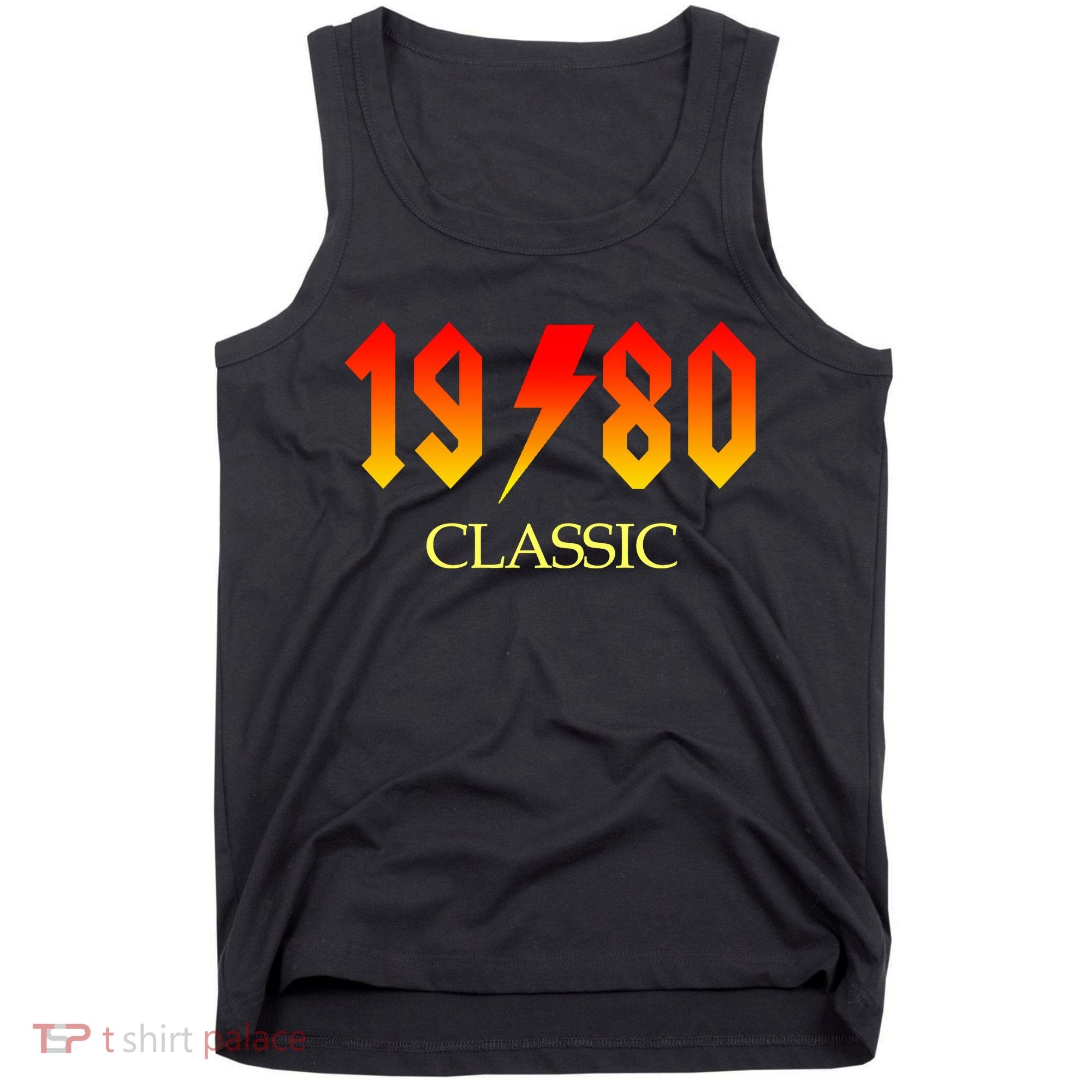 1980 Classic Rock 40th Birthday Tank Top