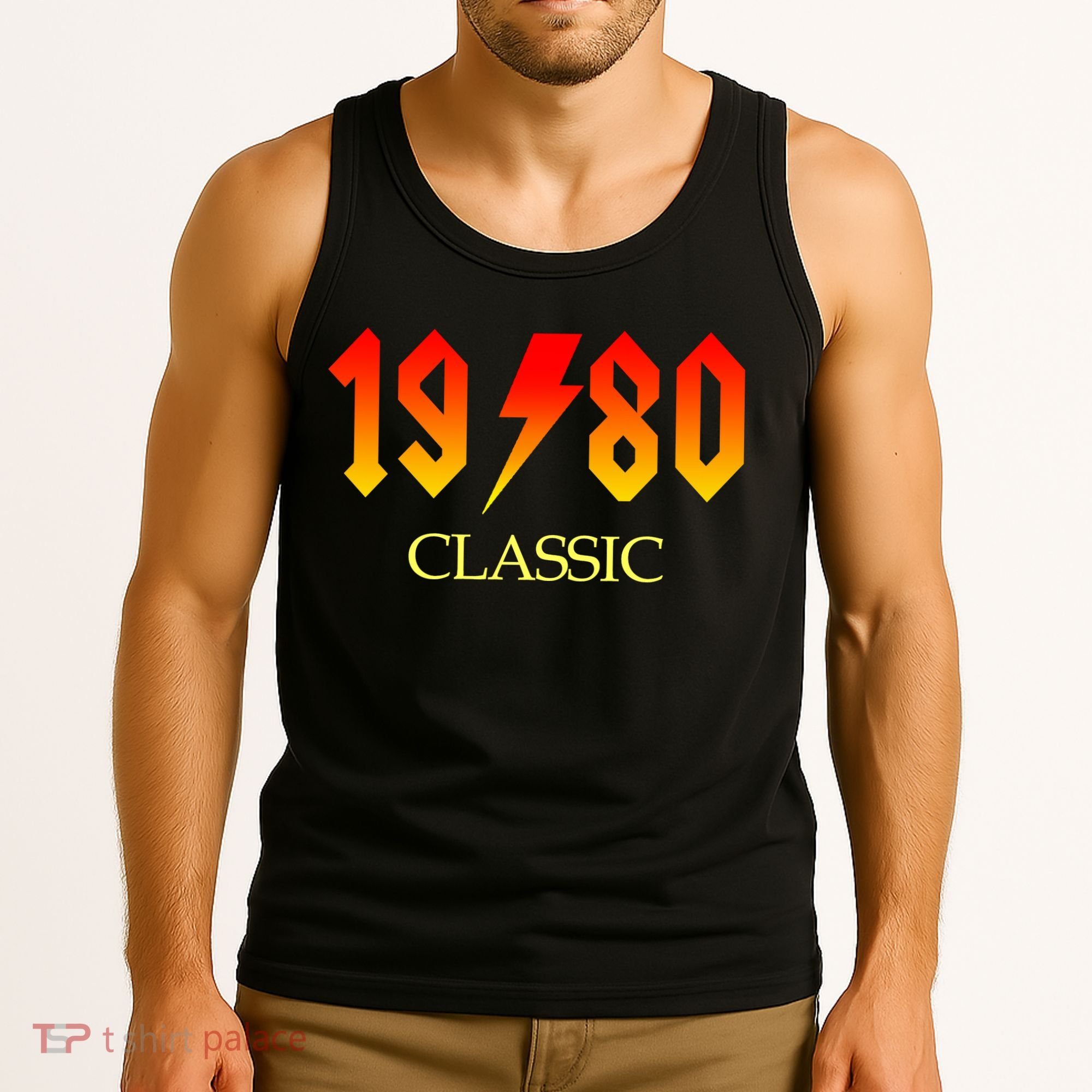 1980 Classic Rock 40th Birthday Tank Top