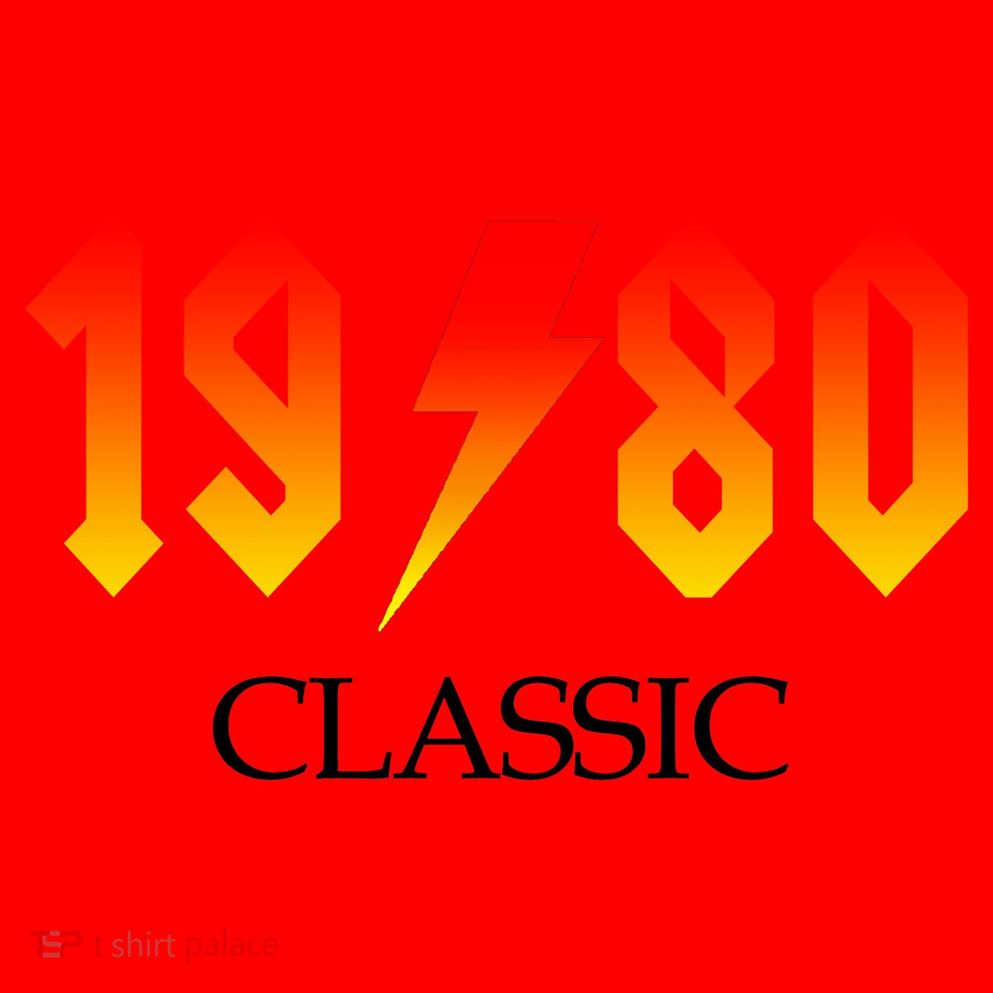 1980 Classic Rock 40th Birthday Santa Hat