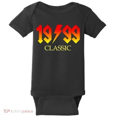 1999 Classic Rock 20th Birthday Baby Bodysuit