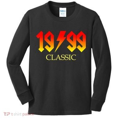 1999 Classic Rock 20th Birthday Kids Long Sleeve Shirt