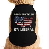 100 American 0 Liberal Ar15 Pro Gun Usa Flag Republican Doggie Tank thumb 0