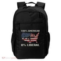 100 American 0 Liberal Ar15 Pro Gun Usa Flag Republican Backpack thumb 0