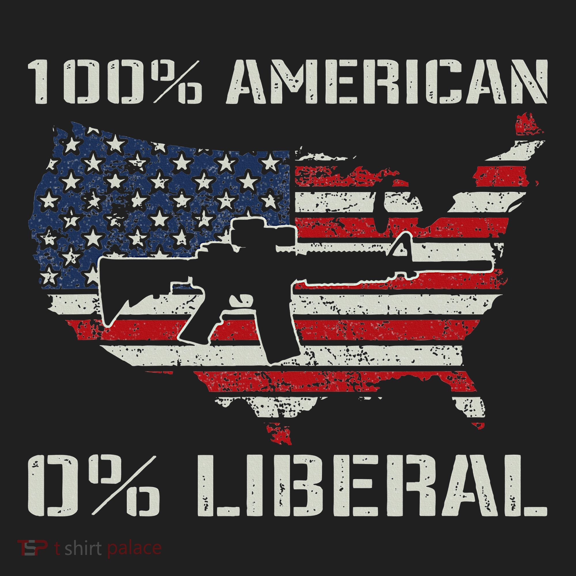 100 American 0 Liberal Ar15 Pro Gun Usa Flag Republican Beanie
