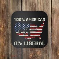 100 American 0 Liberal Ar15 Pro Gun Usa Flag Republican Coaster thumb 0