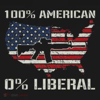 100 American 0 Liberal Ar15 Pro Gun Usa Flag Republican Polo thumb 3
