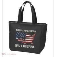 100 American 0 Liberal Ar15 Pro Gun Usa Flag Republican Tote Bag thumb 3