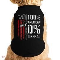 100 American 0 Liberal Funny Pro Gun On Back Doggie Tank thumb 0