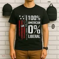 100 American 0 Liberal Funny Pro Gun On Back T-Shirt thumb 6