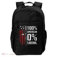 100 American 0 Liberal Funny Pro Gun On Back Backpack thumb 0