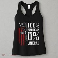 100 American 0 Liberal Funny Pro Gun On Back Women's Tank Top thumb 3