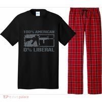100 American 0 Liberal 2nd Amendment AR15 Rifle Funny Gun Pajama Set thumb 0