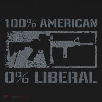 100 American 0 Liberal 2nd Amendment AR15 Rifle Funny Gun Women's Hoodie thumb 2