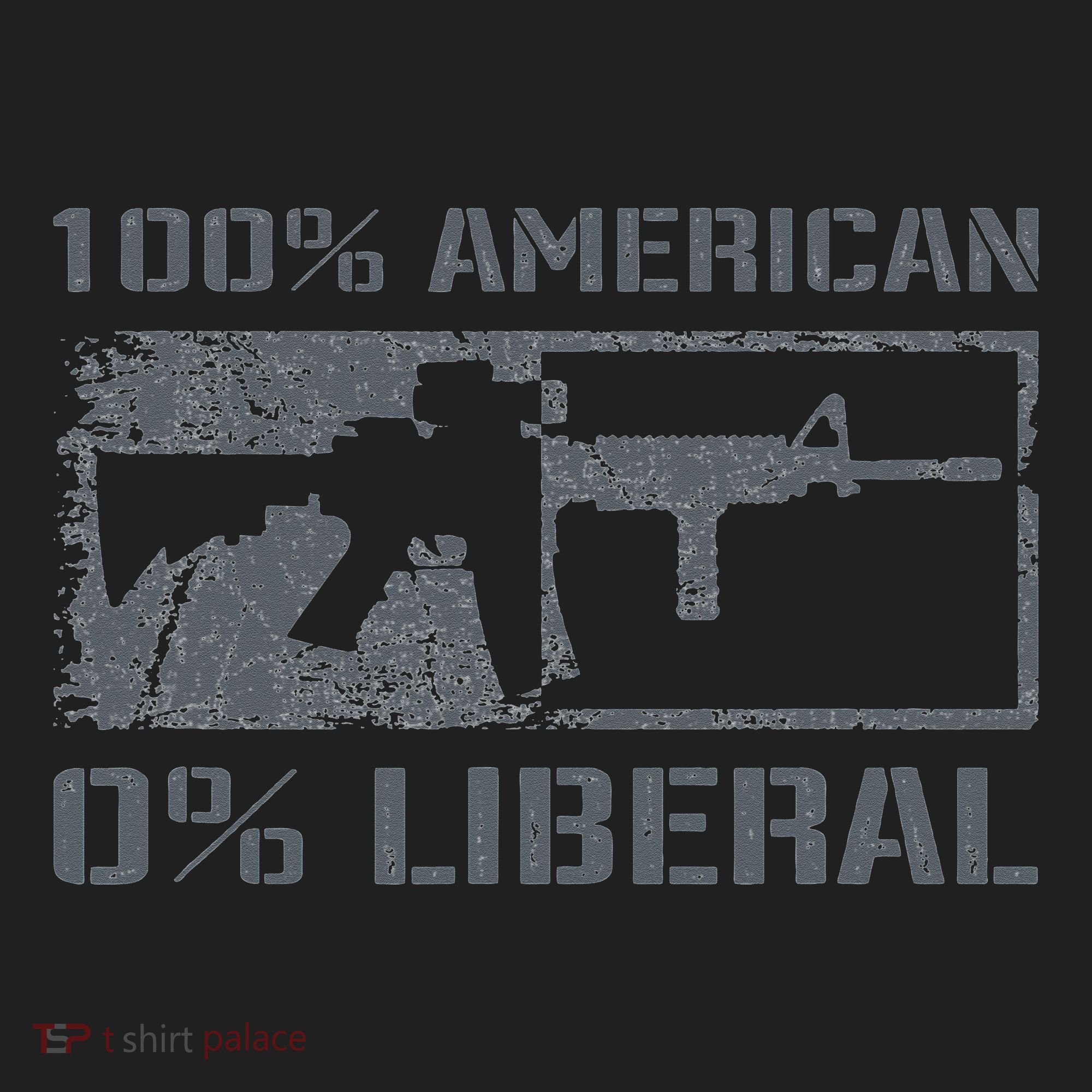 100 American 0 Liberal 2nd Amendment AR15 Rifle Funny Gun Tumbler