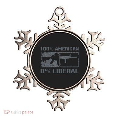 100 American 0 Liberal 2nd Amendment AR15 Rifle Funny Gun Ornament