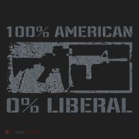 100 American 0 Liberal 2nd Amendment AR15 Rifle Funny Gun Hat thumb 2