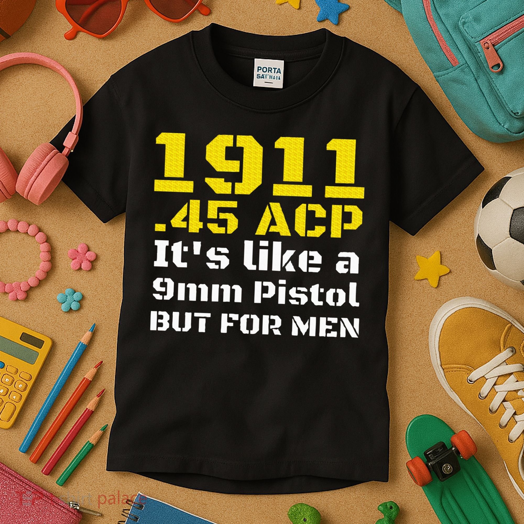 1911 Accessories 1911 .45 Acp For Sport Shooting Ipsc Kids T-Shirt