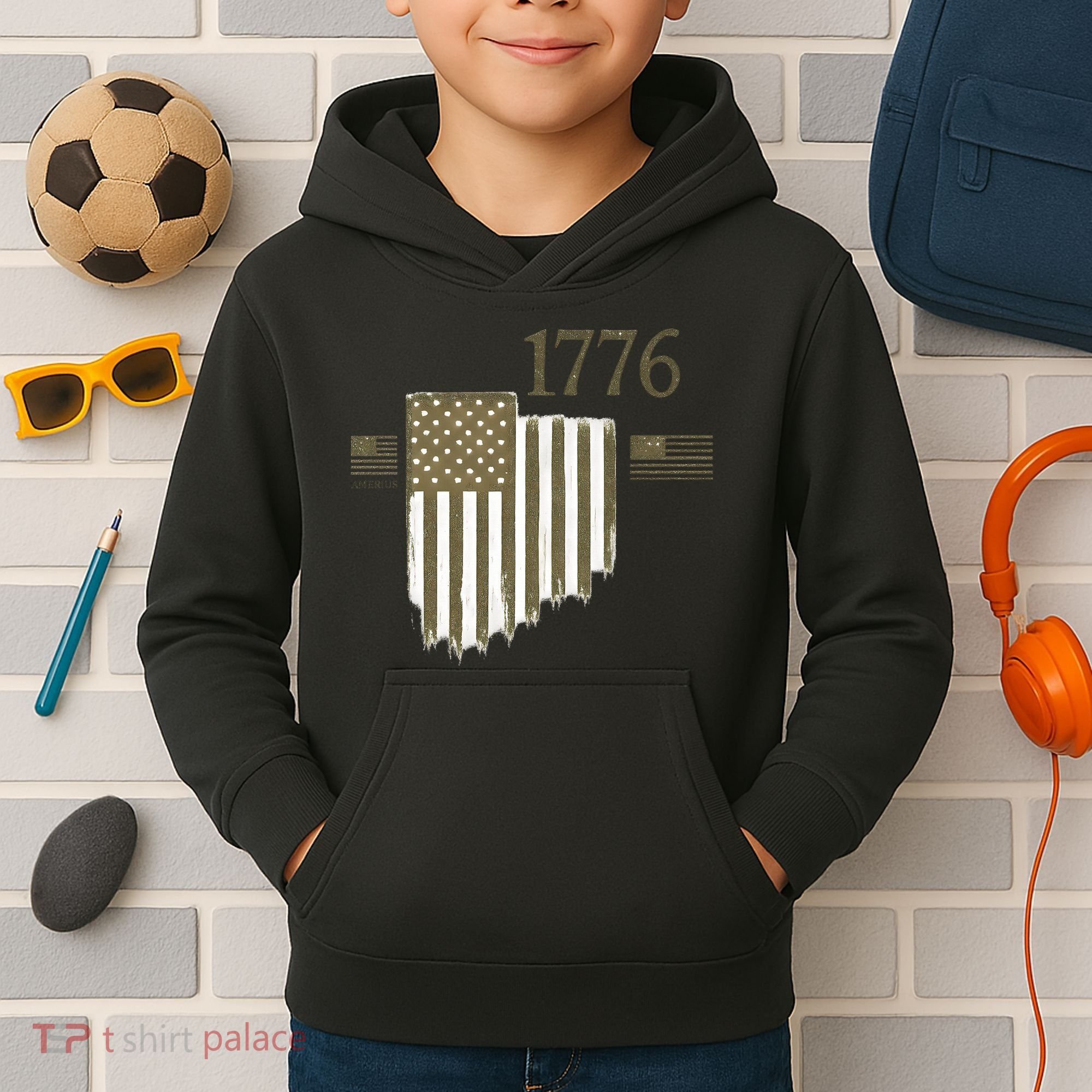 1776 Americana Kids Hoodie