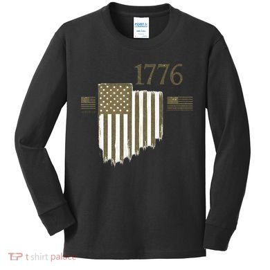 1776 Americana Kids Long Sleeve Shirt