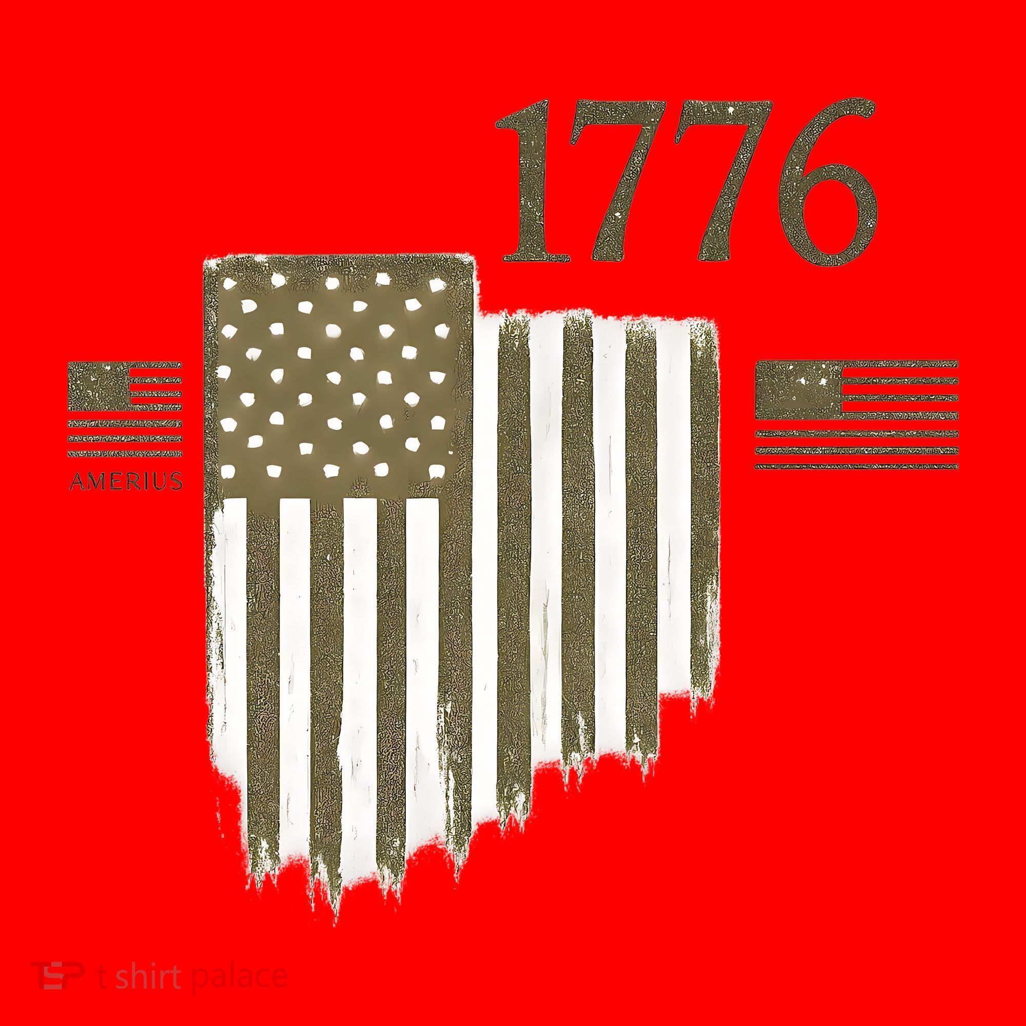 1776 Americana Santa Hat