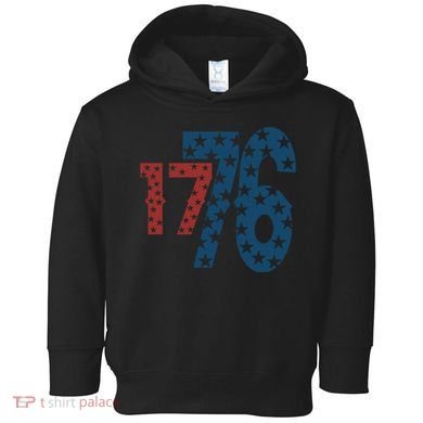 1776 American 4th Of July Toddler Hoodie