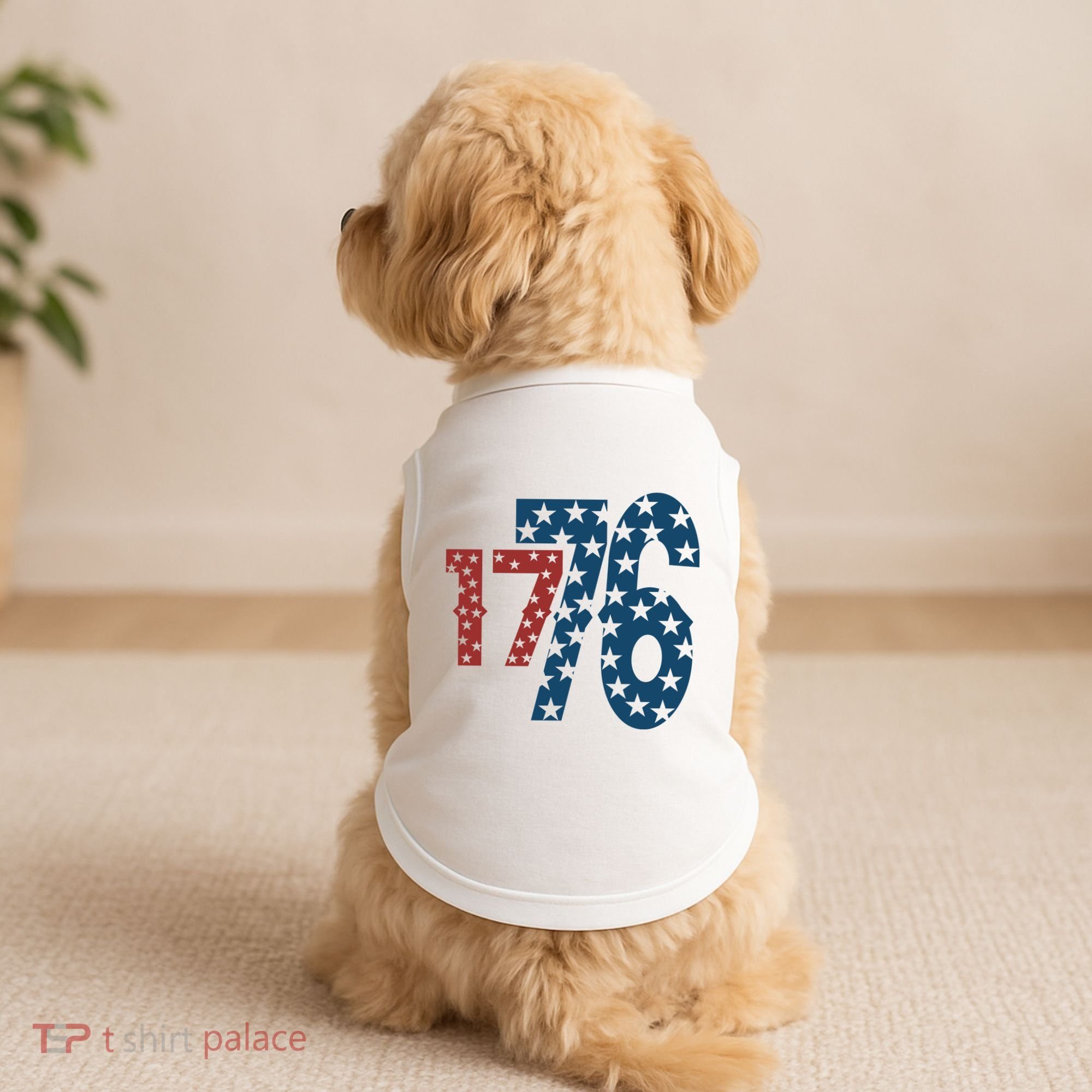 1776 American 4th Of July Doggie Tank