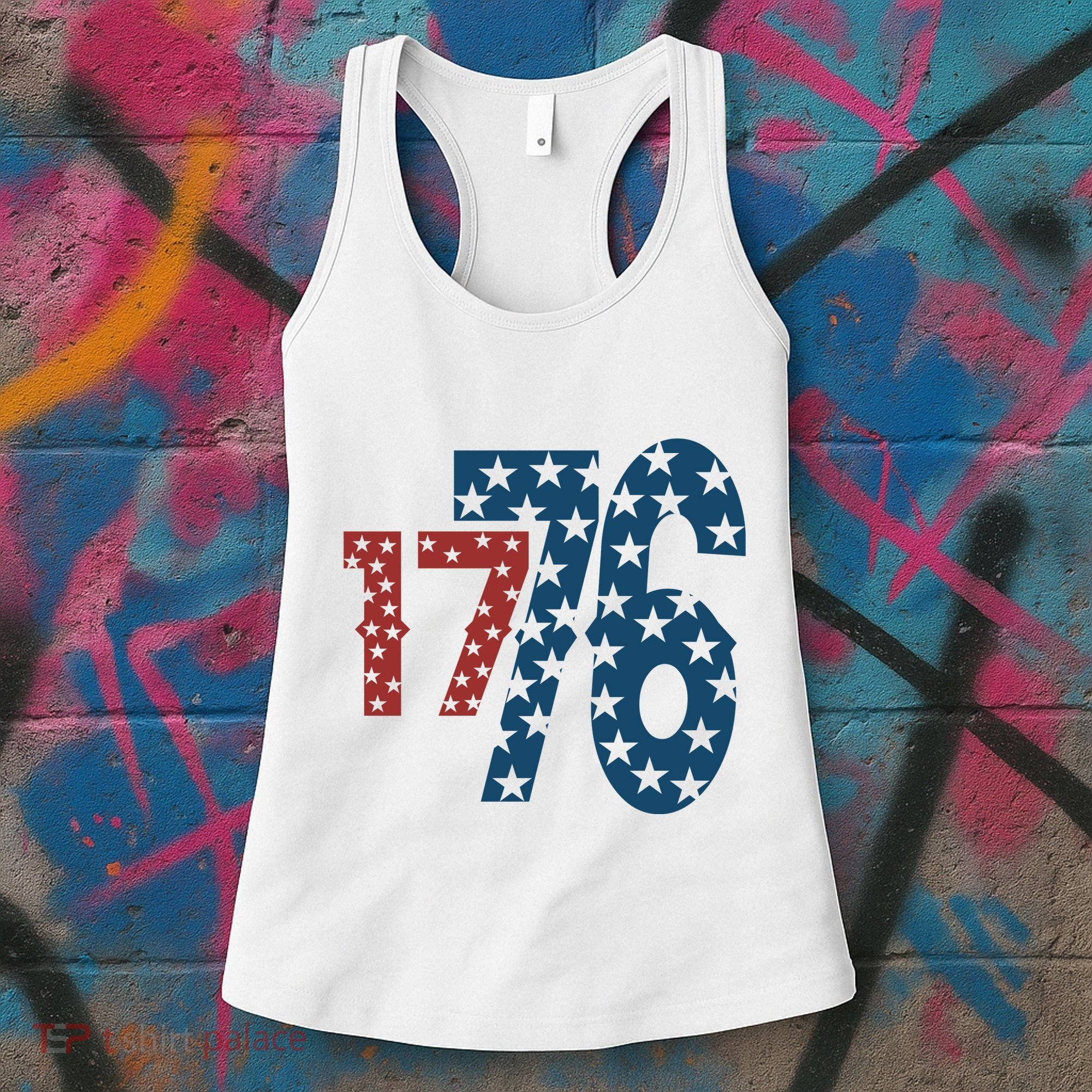 1776 American 4th Of July Women's Tank Top