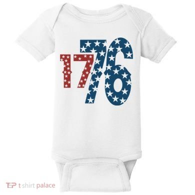 1776 American 4th Of July Baby Bodysuit