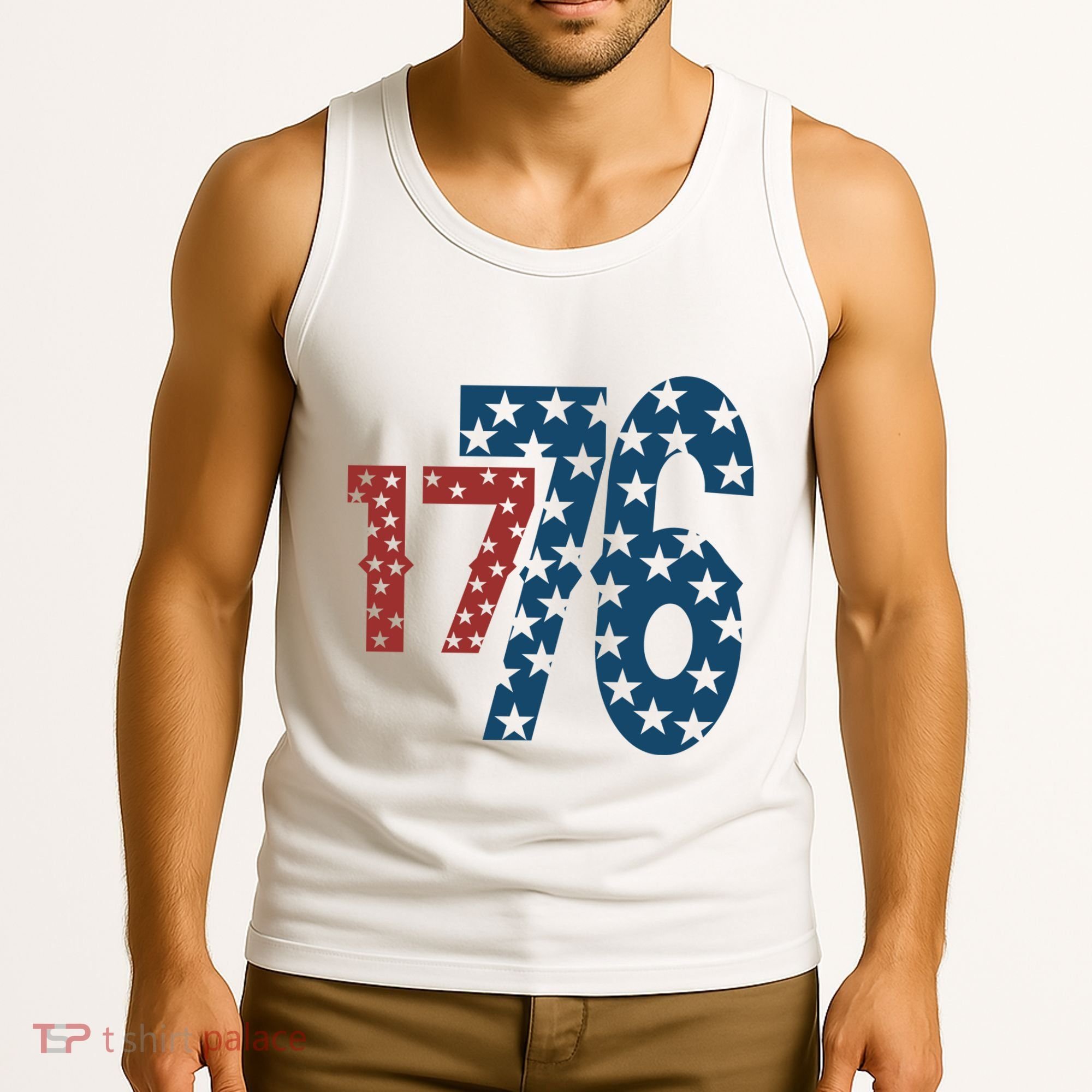 1776 American 4th Of July Tank Top
