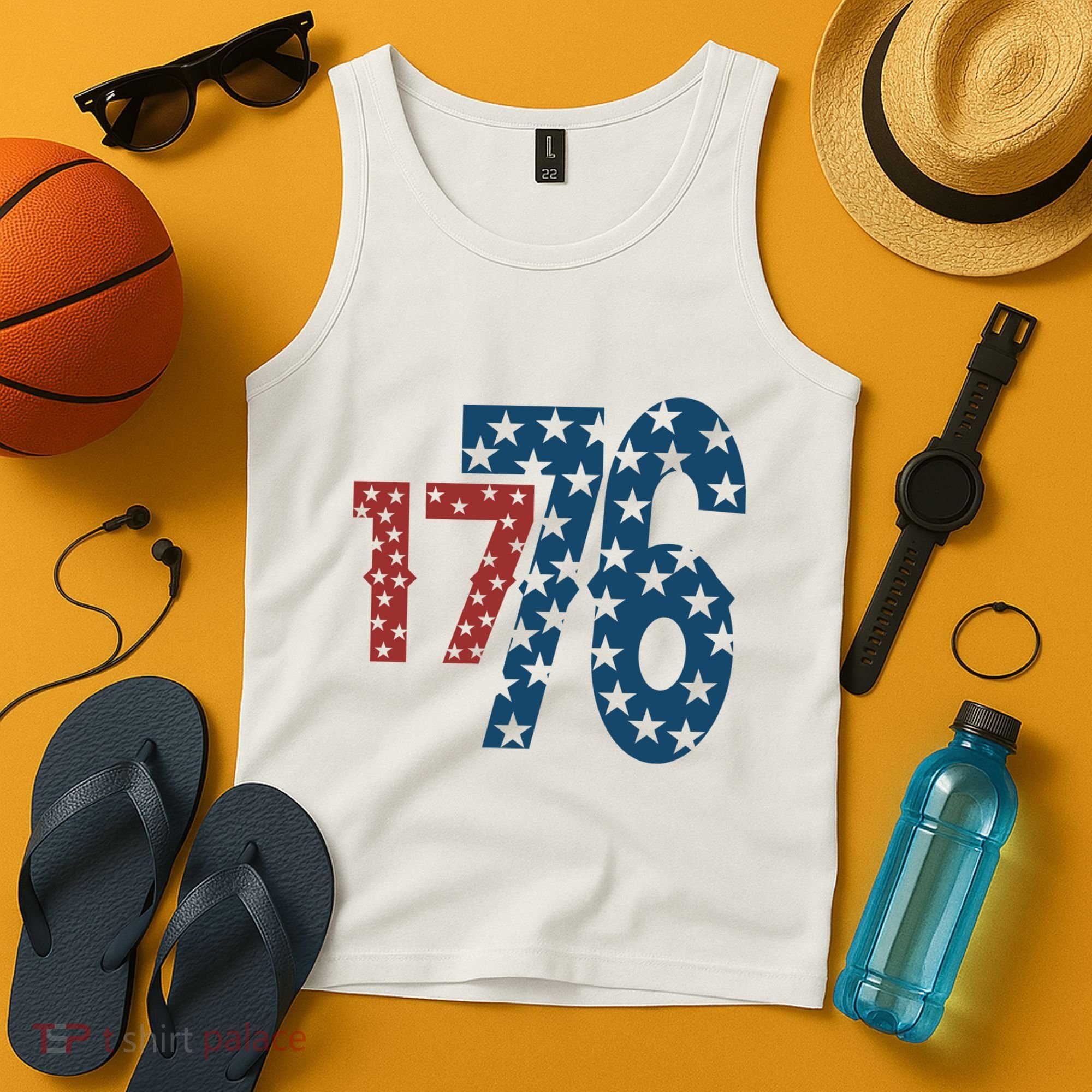 1776 American 4th Of July Tank Top