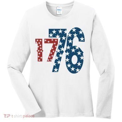 1776 American 4th Of July Women's Long Sleeve Shirt