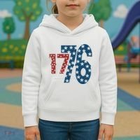 1776 American 4th Of July Kids Hoodie thumb 3