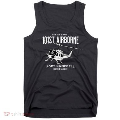 101st Airborne Air Assault Helicopter Fort Campbell Kentucky Tank Top