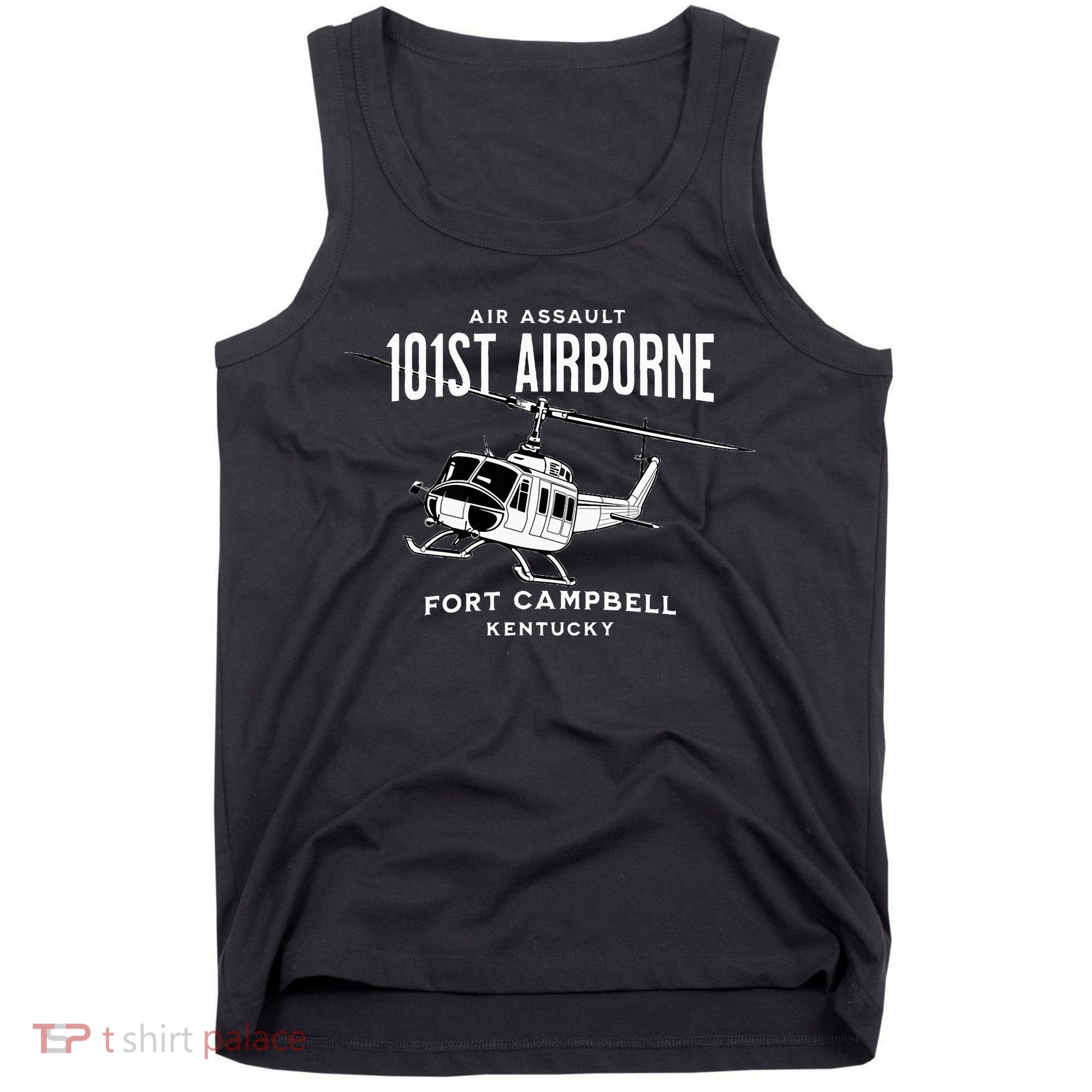 101st Airborne Air Assault Helicopter Fort Campbell Kentucky Tank Top